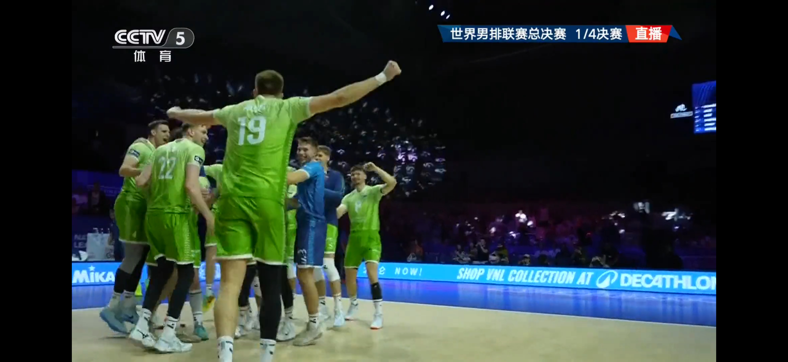 39-372026世界男排联赛 总决赛首场四分之一决赛：斯洛文尼亚🇸🇮3-0