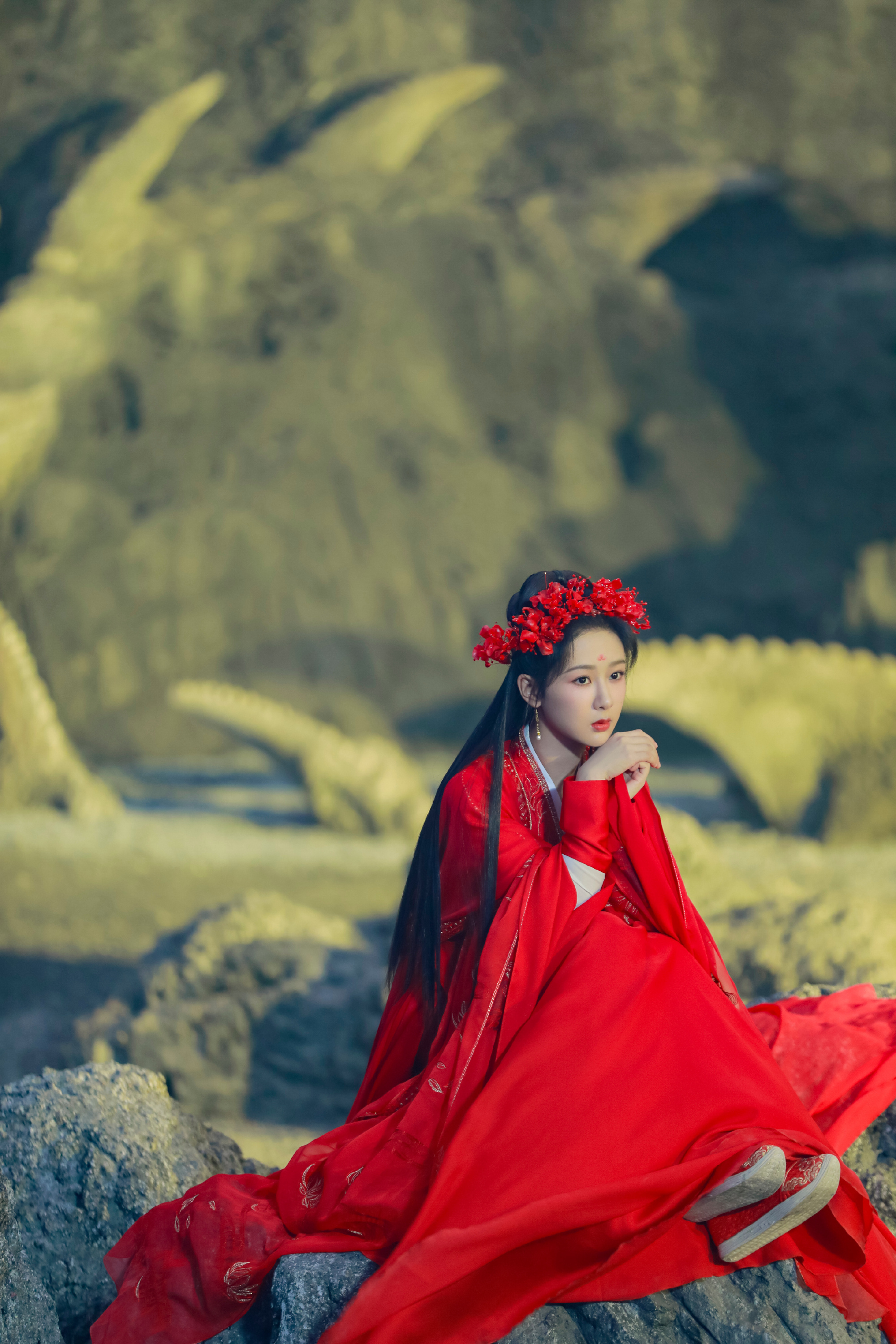 #杨紫[超话]##杨紫长相思# [心]#杨紫小夭#烟霞多么美啊宛如你的梦想一般在