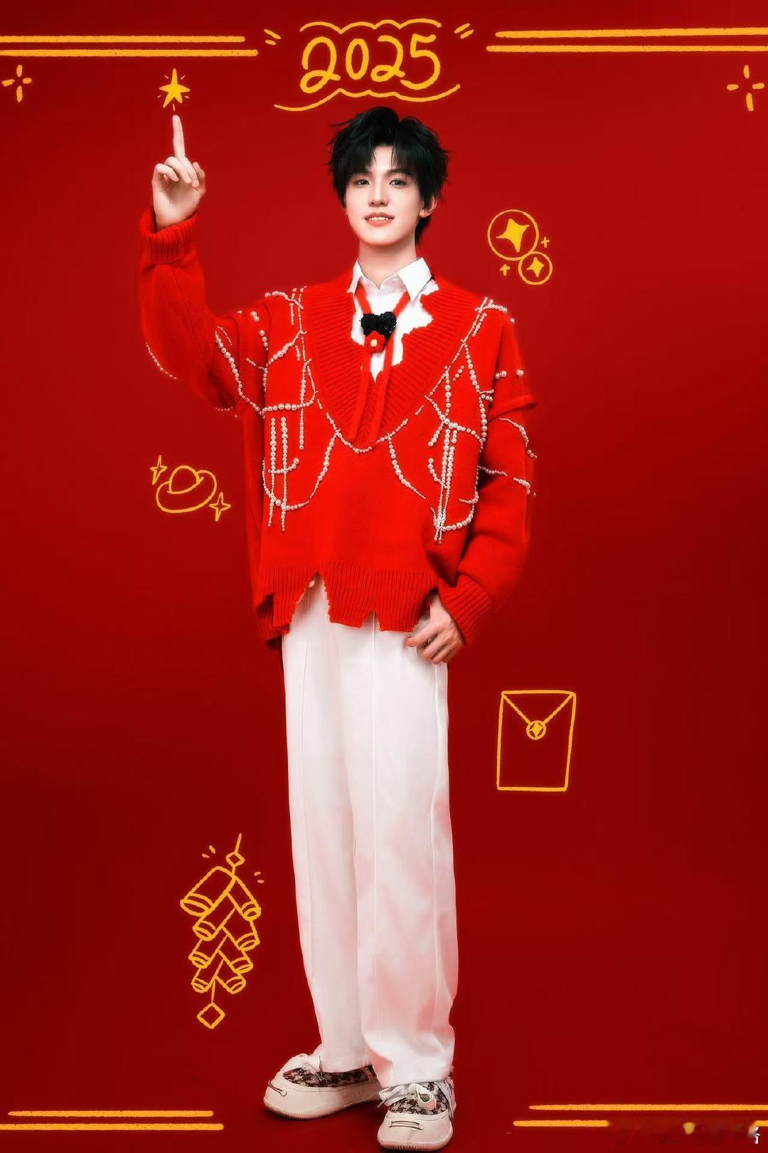 张泽禹第一次上卫视春晚   张泽禹东方卫视春晚开场好喜庆 我勒个豆，张泽禹首登春
