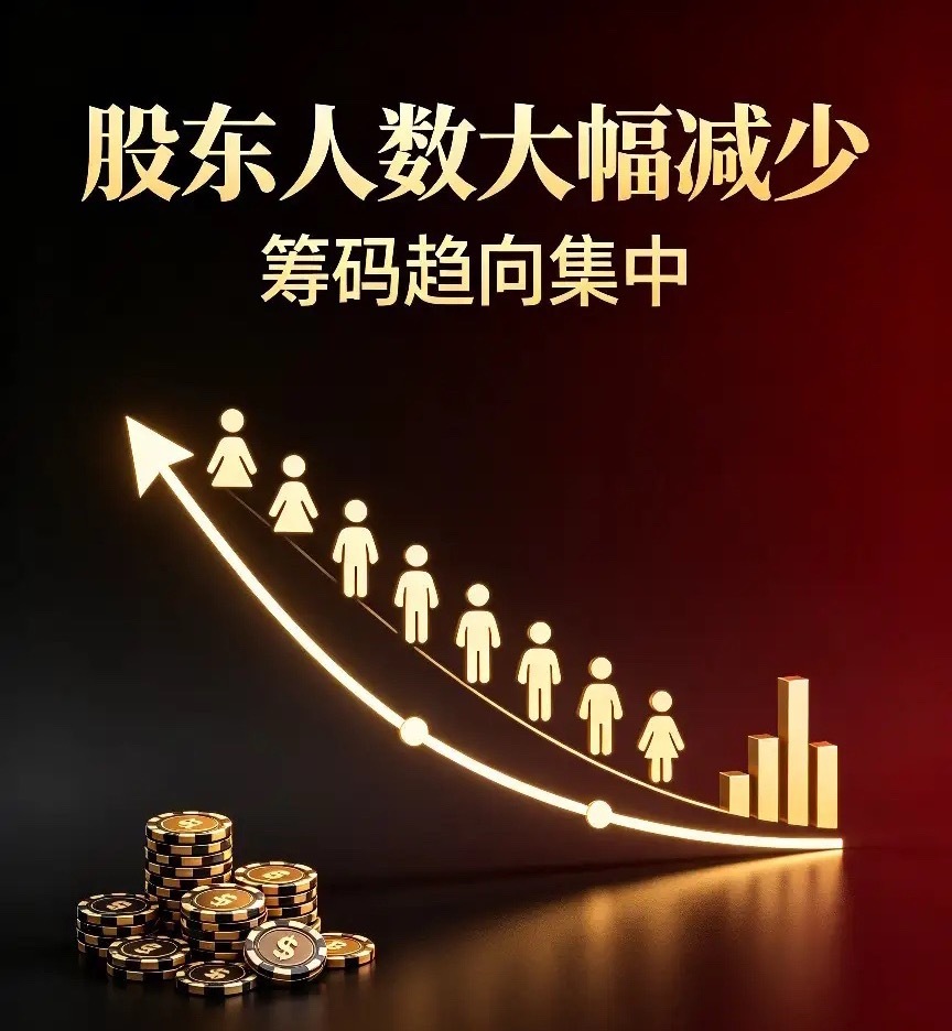 一年内股东人数大幅减少:1. 华新建材，目前(18.11元)。2. 国茂股份，目