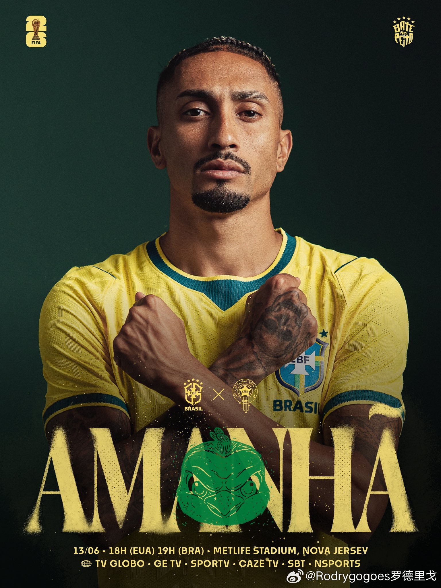 🇧🇷五星巴西首战来袭！桑巴球迷集合盖楼应援，评论区畅聊赢周边福利！⭐⭐⭐⭐⭐