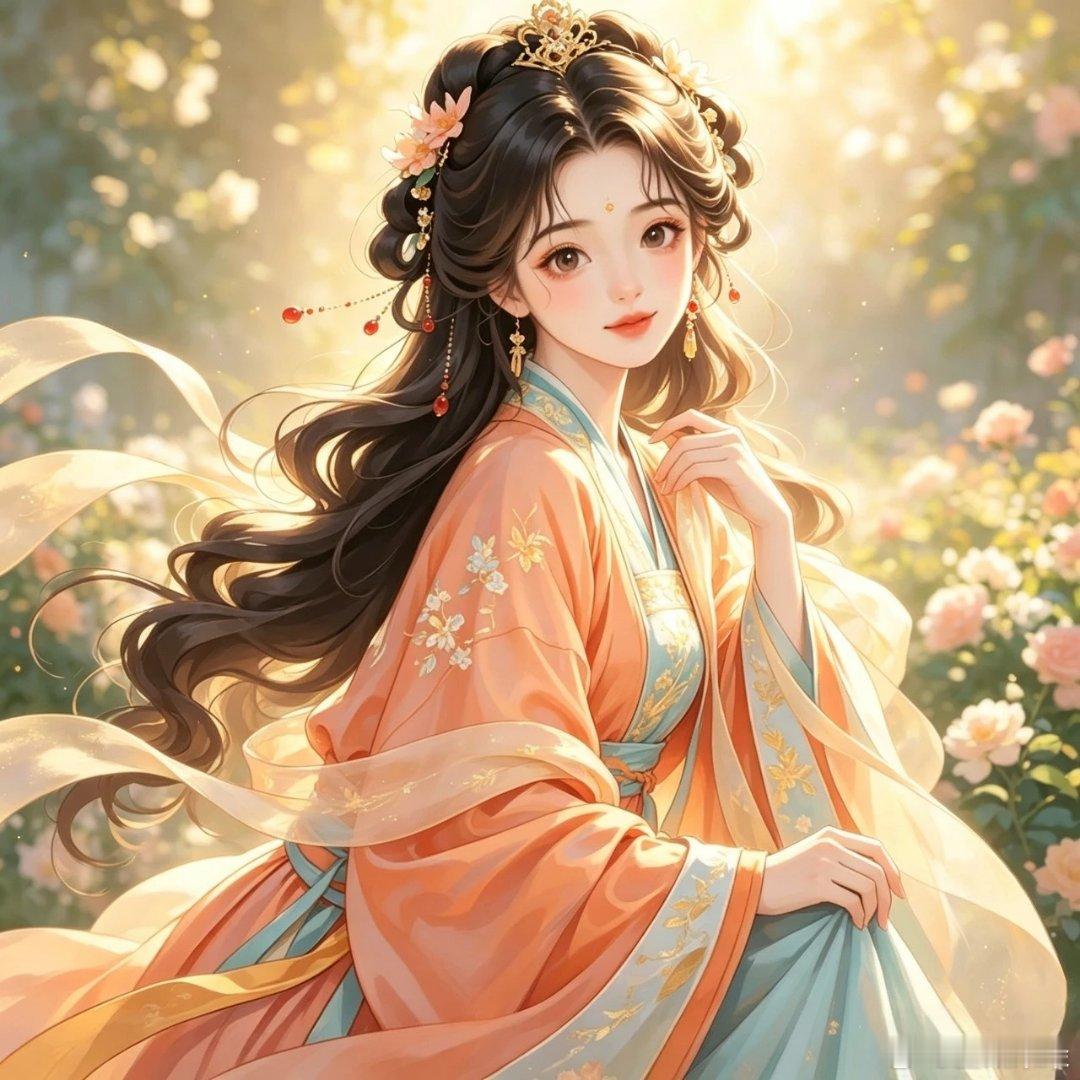 精致古风美人头像 