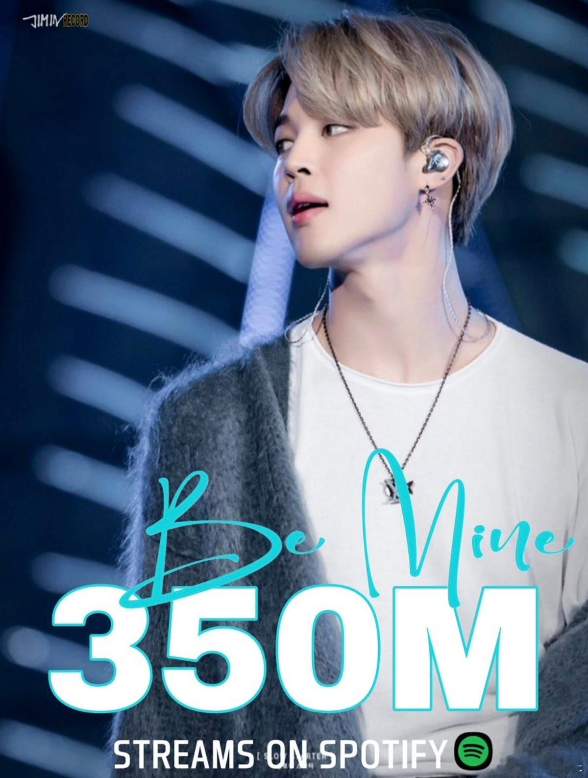 朴智旻谁也不准忤逆闭麦！智旻的《Be Mine》在Spotify上突破3.5亿播