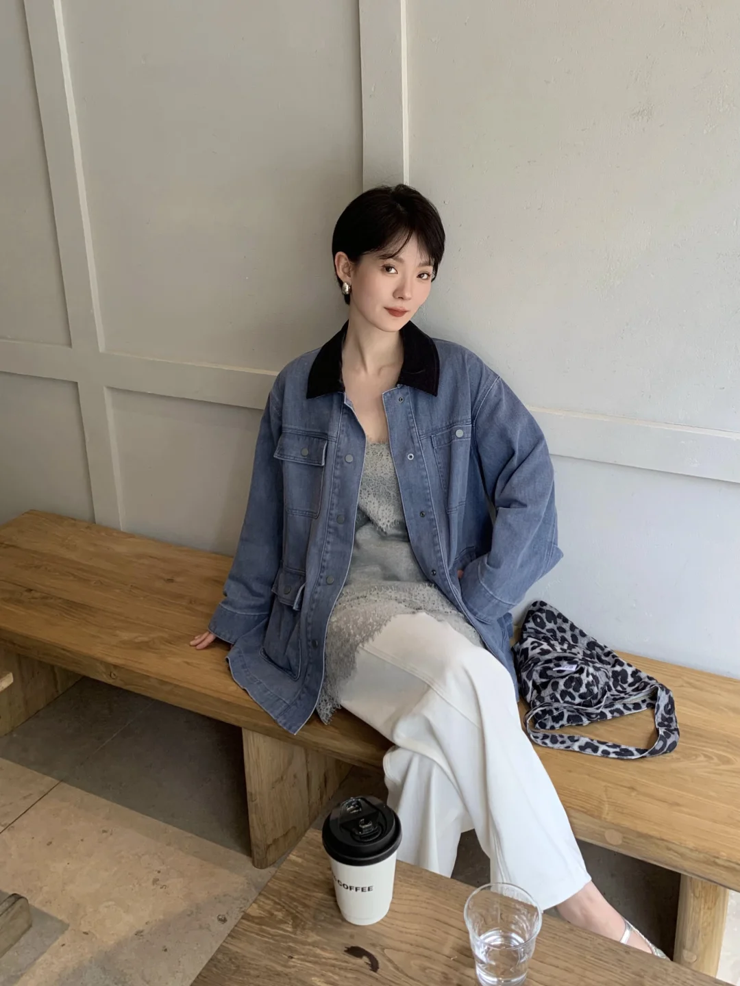 退休空姐今天穿这样☕️