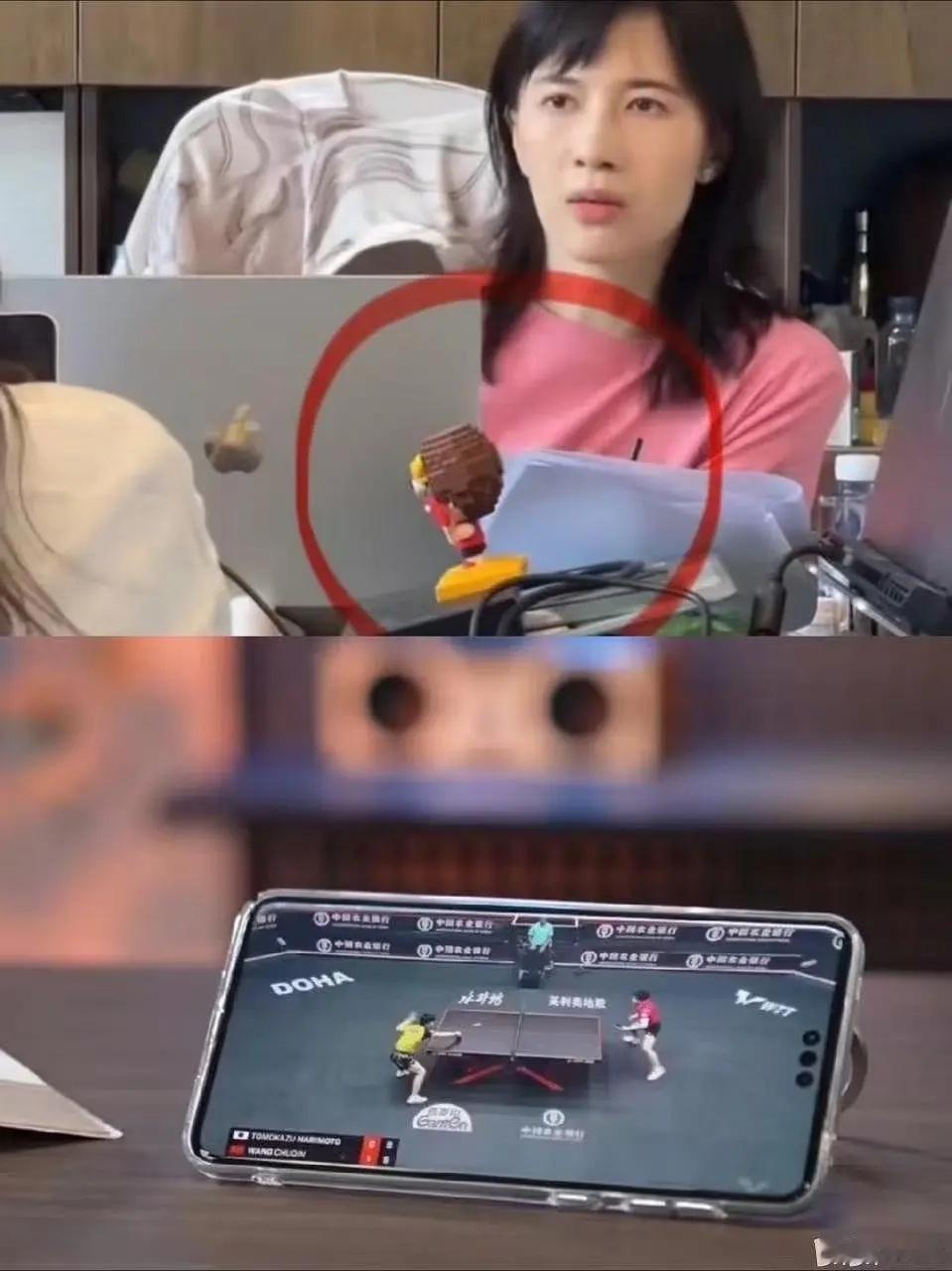 papi酱竟然是王楚钦的粉丝？？还买周边了看比赛+买周边 