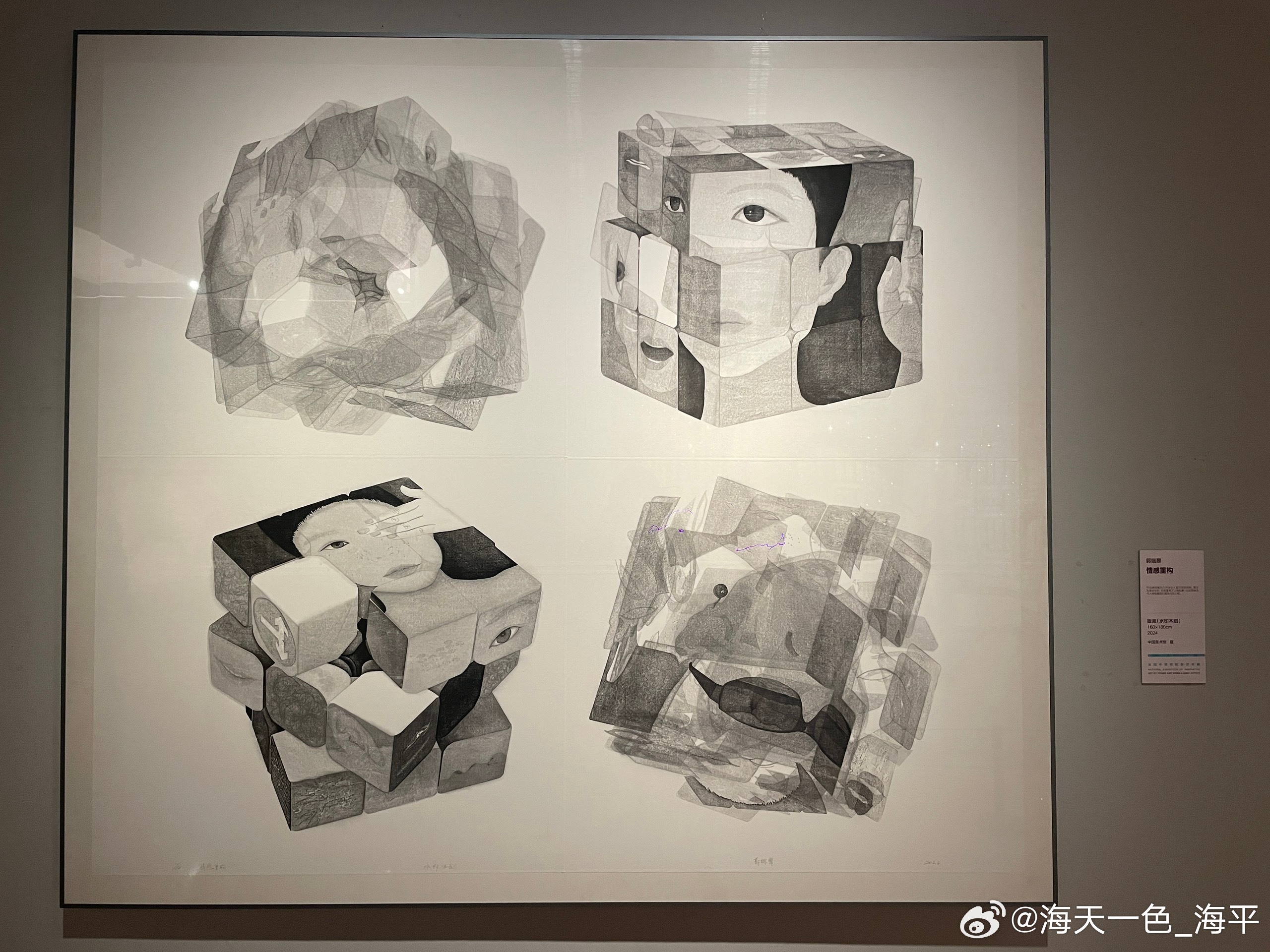 生活手记全国中青年创新艺术展，150余件作品列陈眼前。打眼望去，确有眼前一亮的感