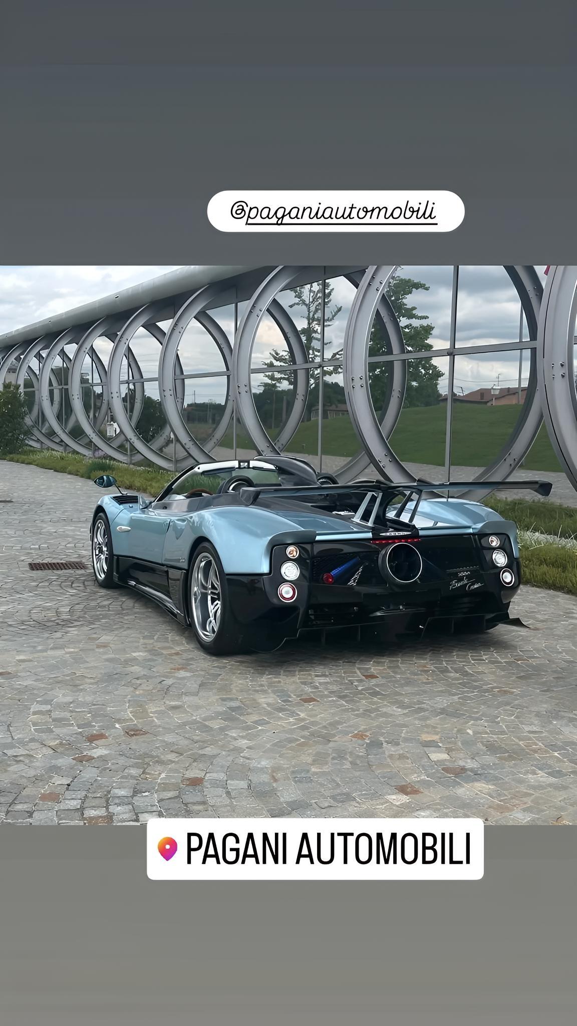 最新一台独特冰蓝色Pagani Zonda Cervino(Roadster)