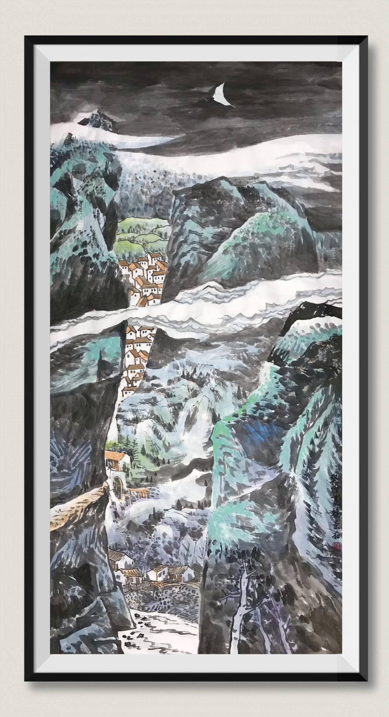 奇幻山水#幻境艺术#似与不似之间#奇幻画派