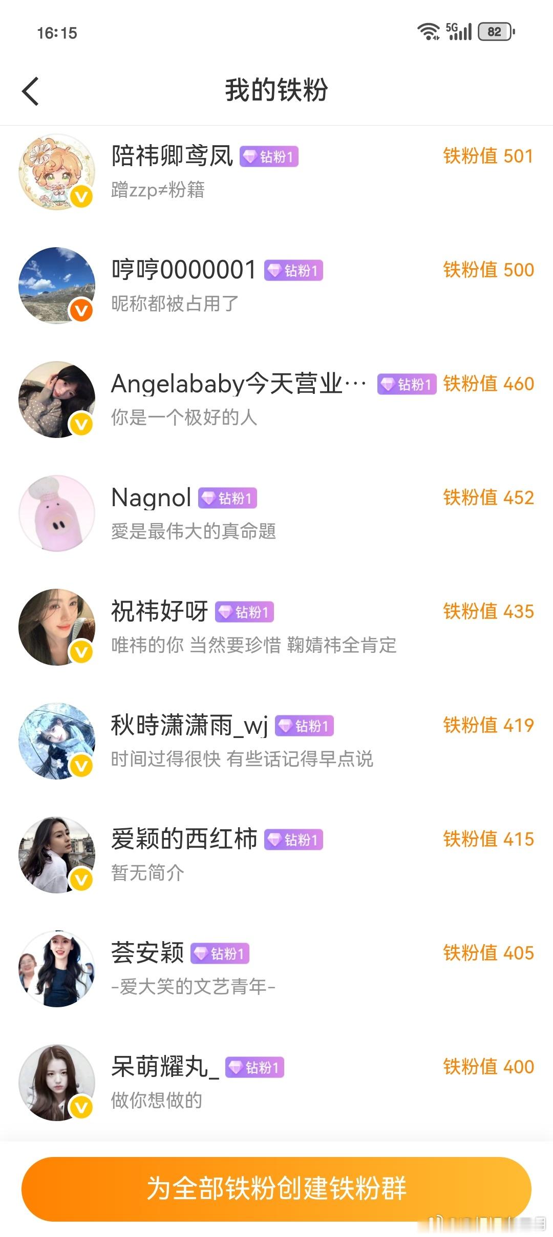 好无聊啊 晒一下我的钻fo吧