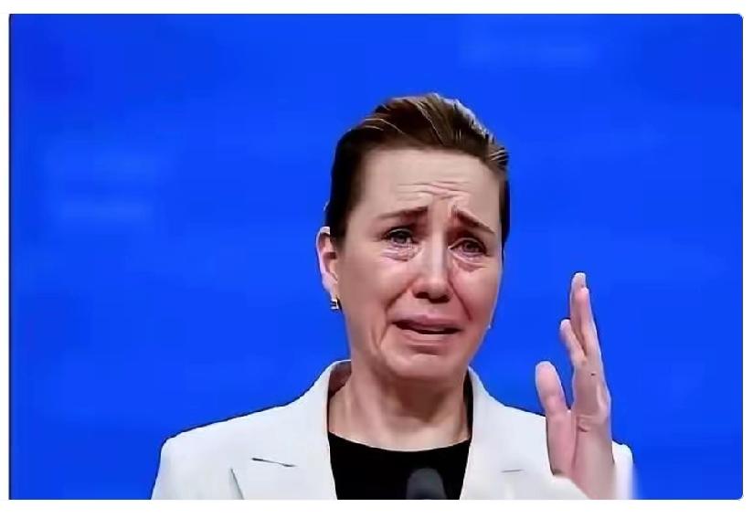 丹麦的女首相，哭了。

因为美国总统特朗普提议要“购买”格陵兰岛，她和丹麦人民都