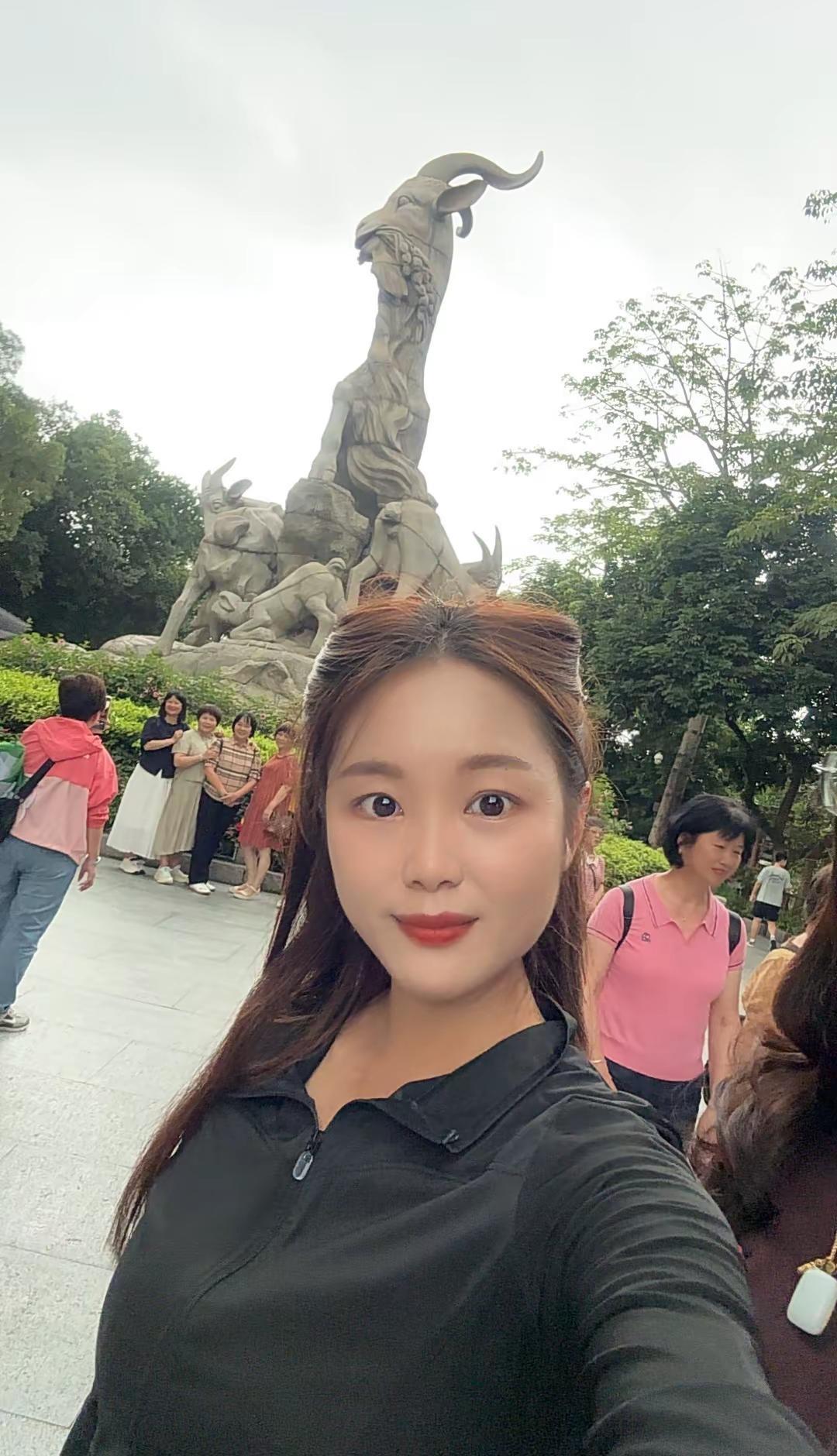 风景都在路上 五羊雕像 广州旅游打卡