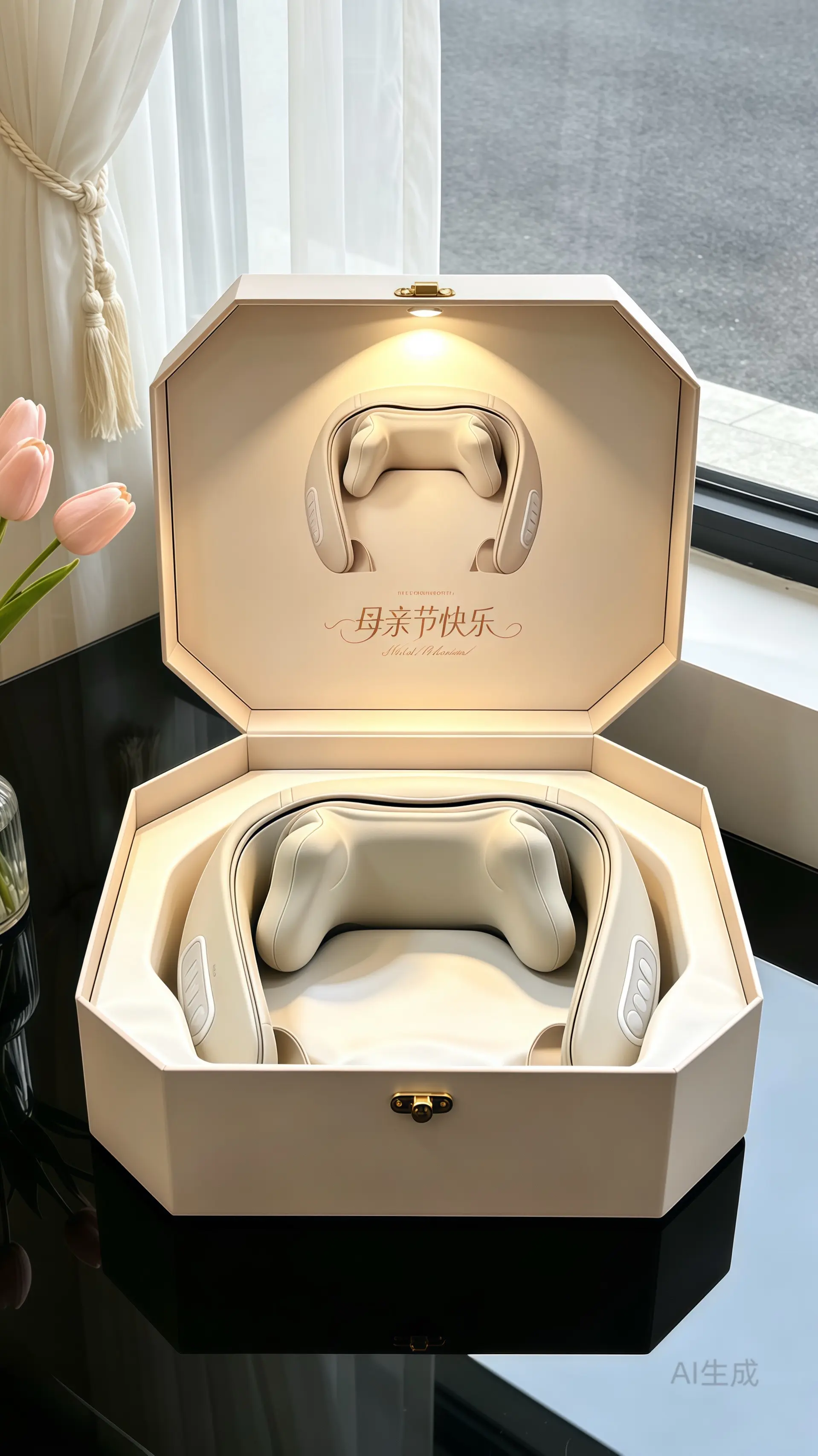 腰颈按摩披肩。