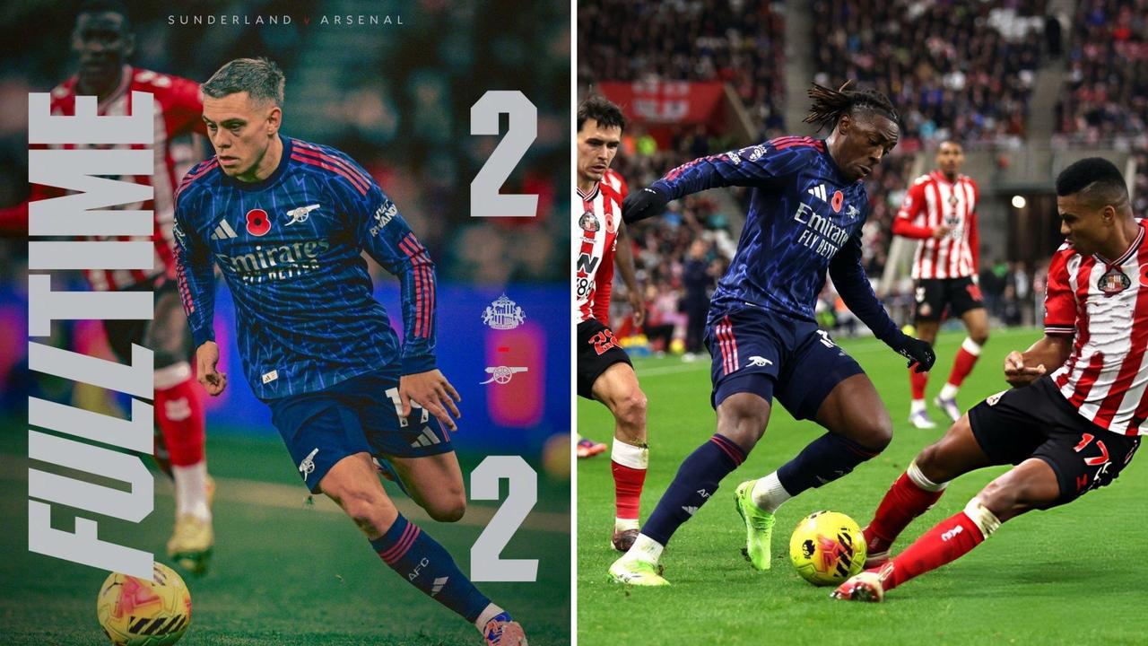 英超：阿森纳客场2-2遭桑德兰补时绝平，10连胜势头被终结。
巴拉德首开纪录，萨