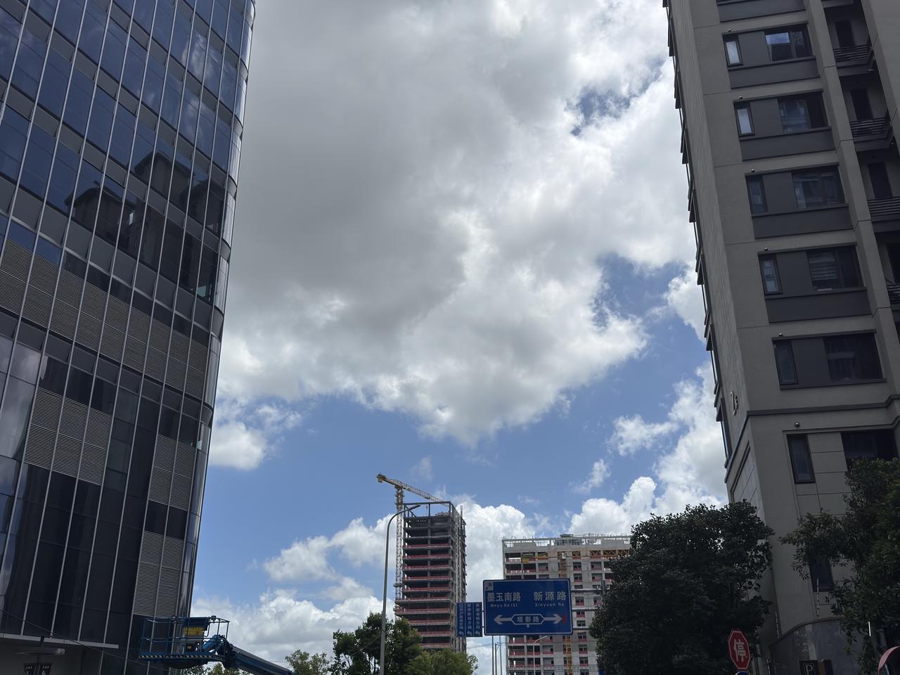 今日分享 随手拍 干净☁ 今天的天空特别美