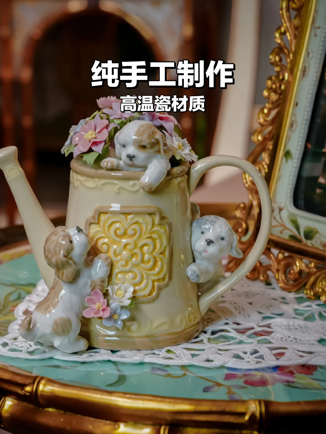 复古控看过来！这只小狗音乐铃太治愈了✨