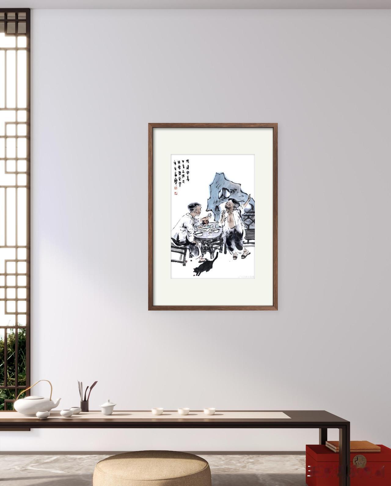 欢言得所憩，美酒聊共挥。我醉君复乐，陶然共忘机～
画家王家训 能否秀一下你的国画