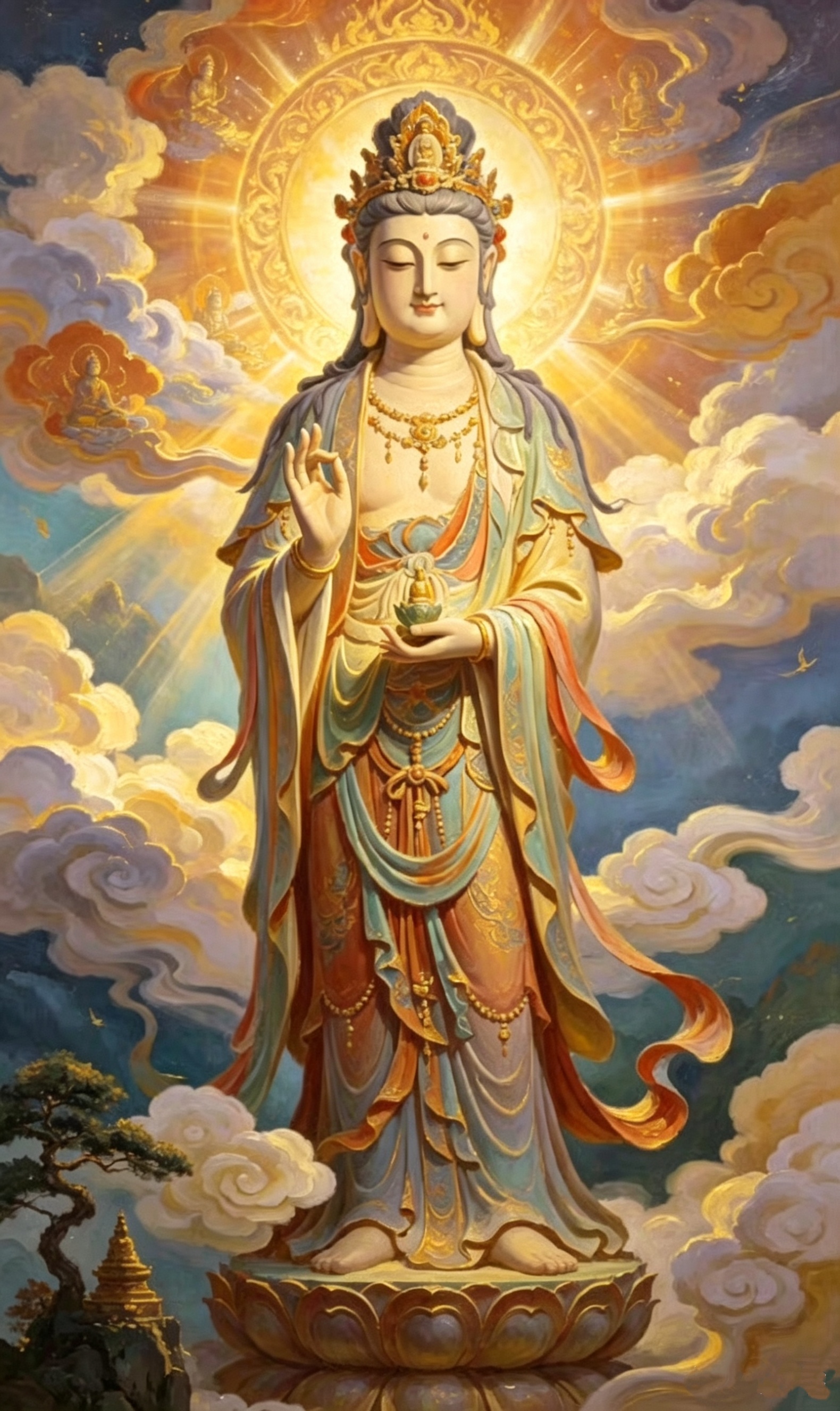 偶遇观音圣像，许下心愿，万事皆顺🙏 