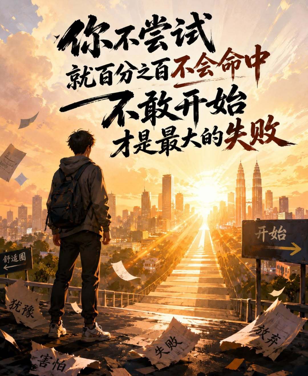 曙光如破晓的序曲，悄然掀起夜的帷幕，于心灵的原野上播撒希望的种子，静待岁月轻抚，
