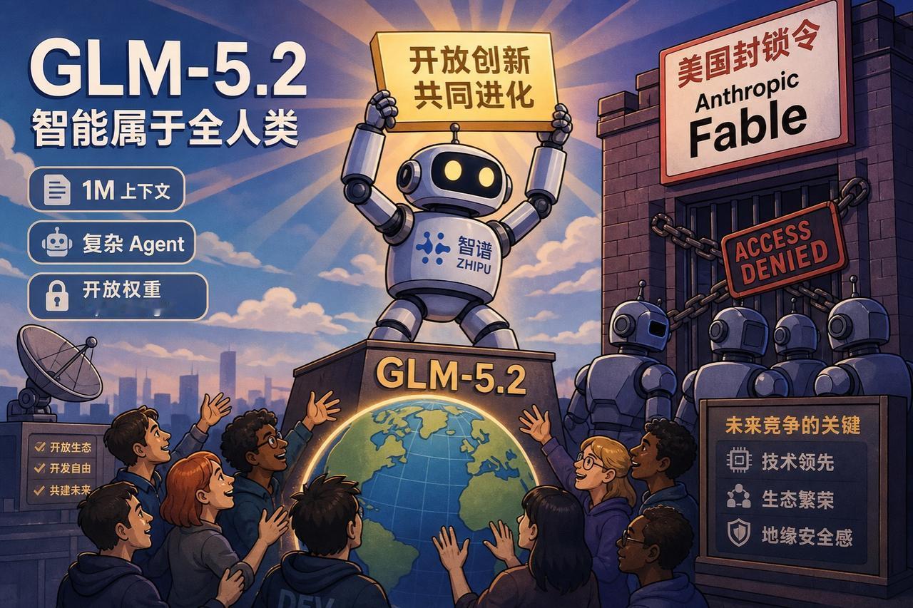 【美式AI越“筑墙”，全球开发者越往开源挤】

智谱在这个节骨眼上卡点发布GLM