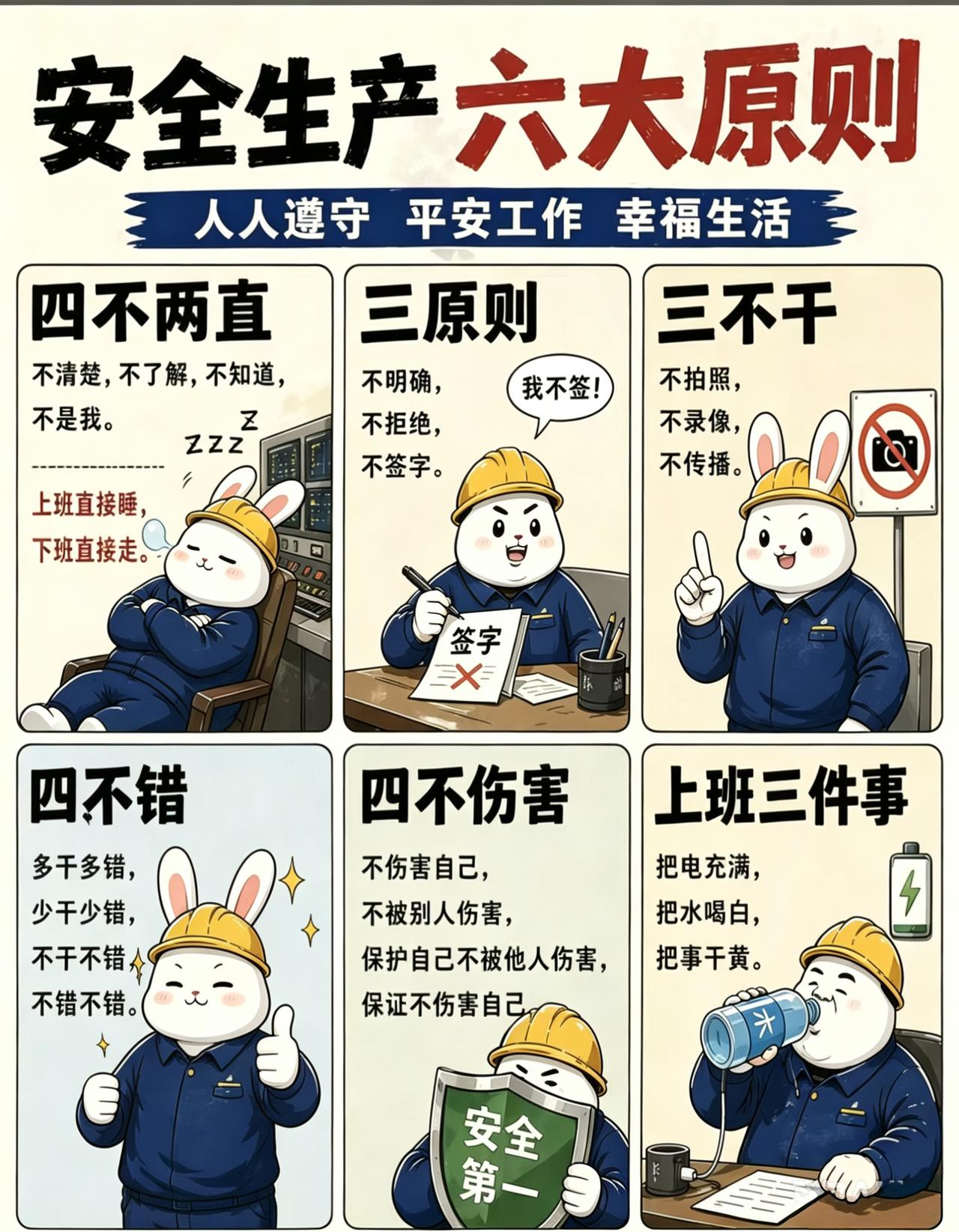 安全生产六原则，你觉得哪条更有道理？
如何认识安全生产的重要性?