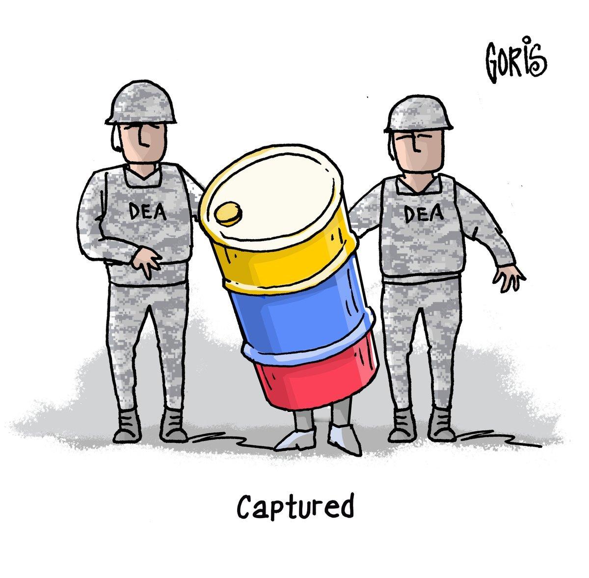 ❗《美国真正的俘虏》©️ Dennis Goris玻利瓦尔英雄之地马杜罗押送途中