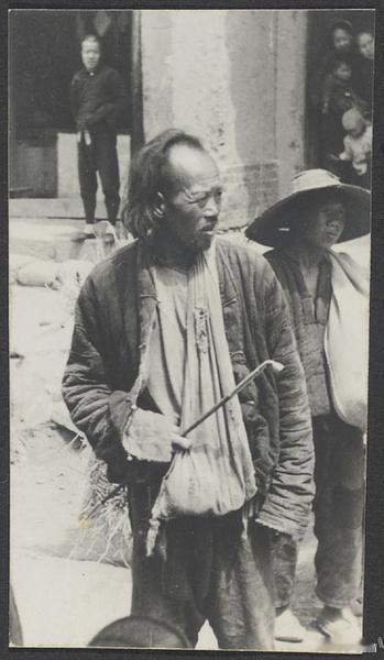 男子肖像，陕西，1900年 ​​​