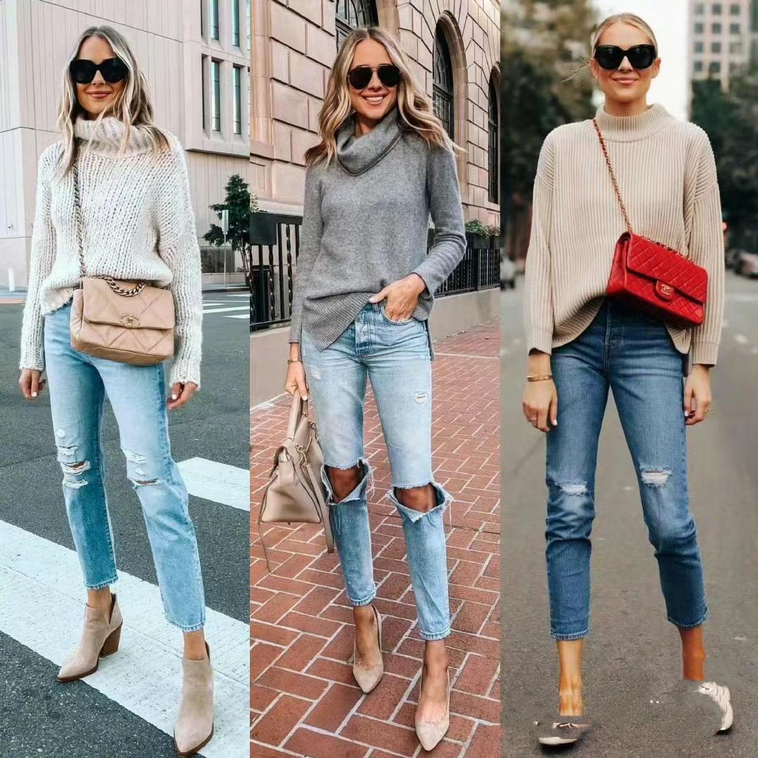 阔腿裤太邋遢？还是“九分牛仔裤”利落帅气，搭西服、大衣都高级
九分裤利落大方，适