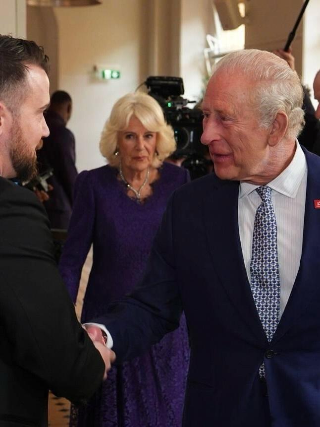 英国王室 🇬🇧5月11日，查尔斯国王和卡米拉王后在皇家阿尔伯特大厅出席国王信