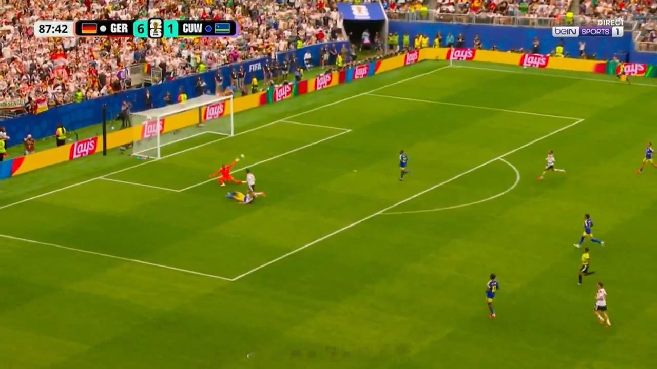 德国7比1库拉索德国队杀疯了世界杯【2026世界杯首场进球大战】四届冠军德国队，