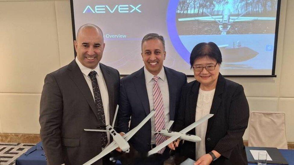 台海局势 美国AEVEX Aerospaces公司今天在台湾召开发布会上透露，美