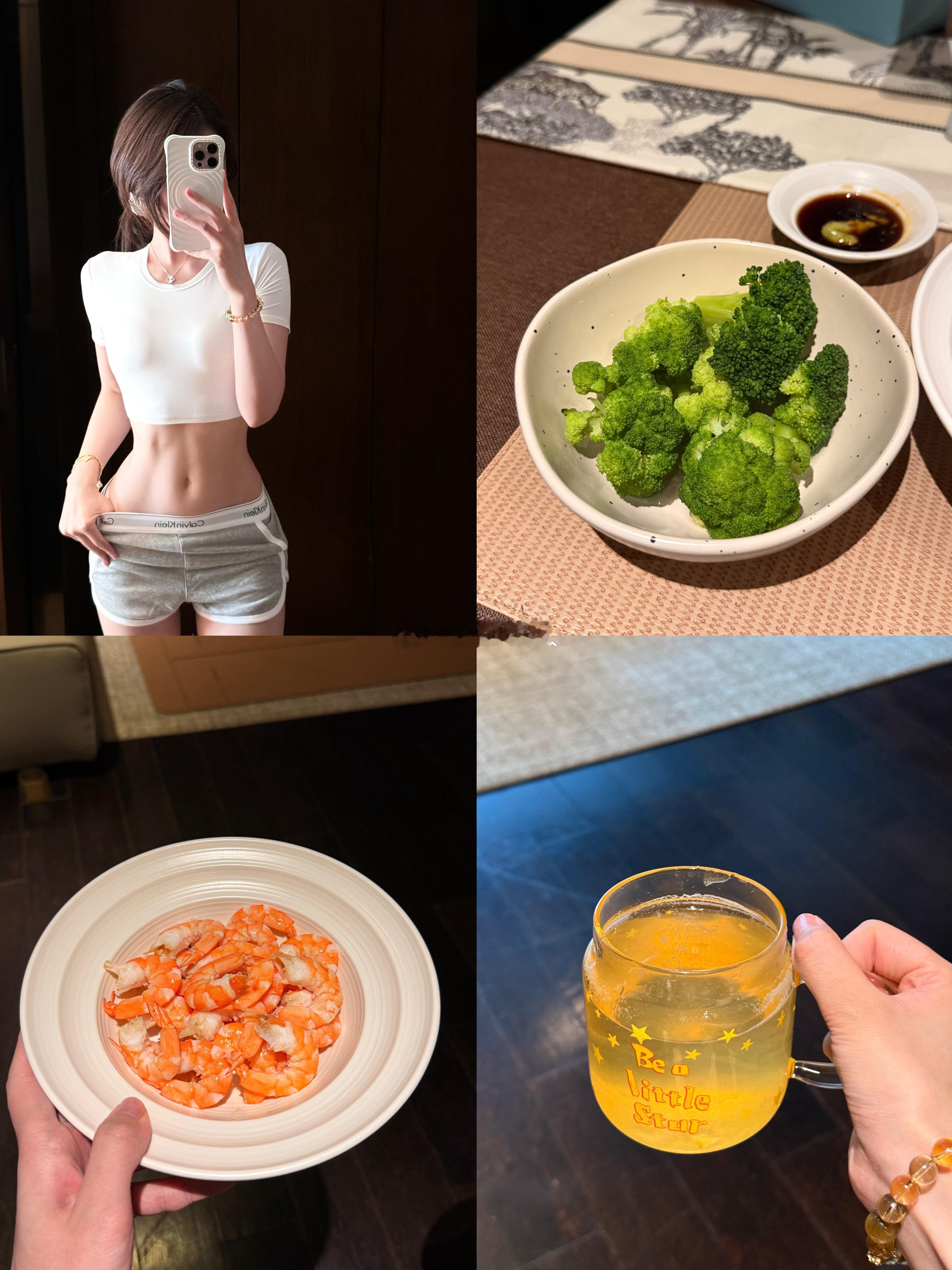 当我开始控制饮食的时候，我自己都觉得可怕 ​​​