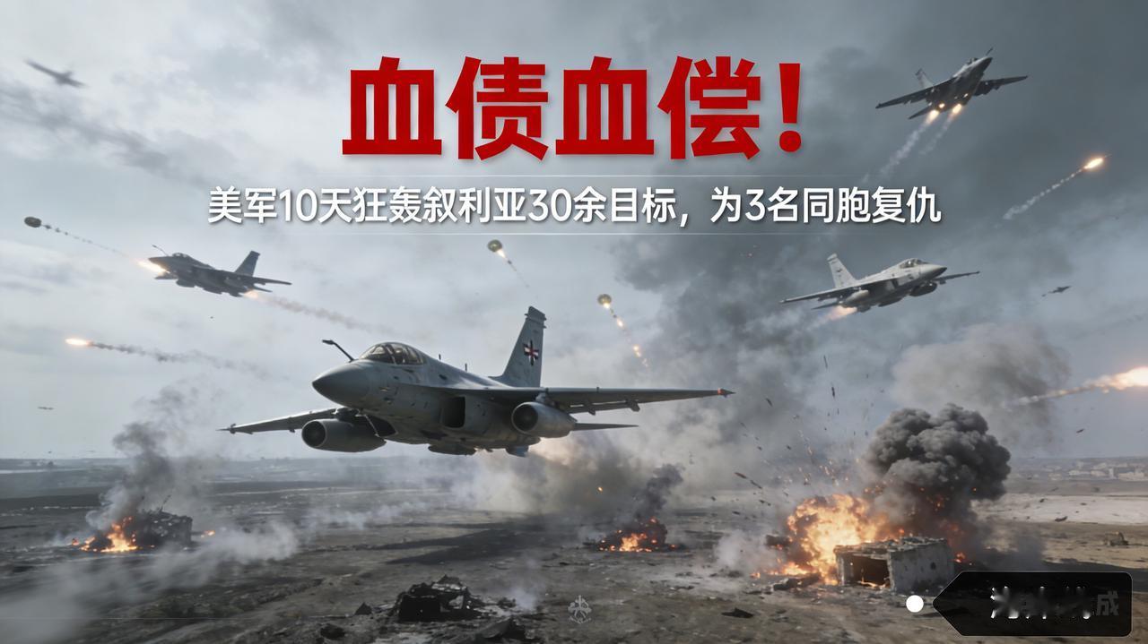 血债血偿！美军10天狂轰叙利亚30余目标，为3名同胞复仇
 
据美联社2月14日
