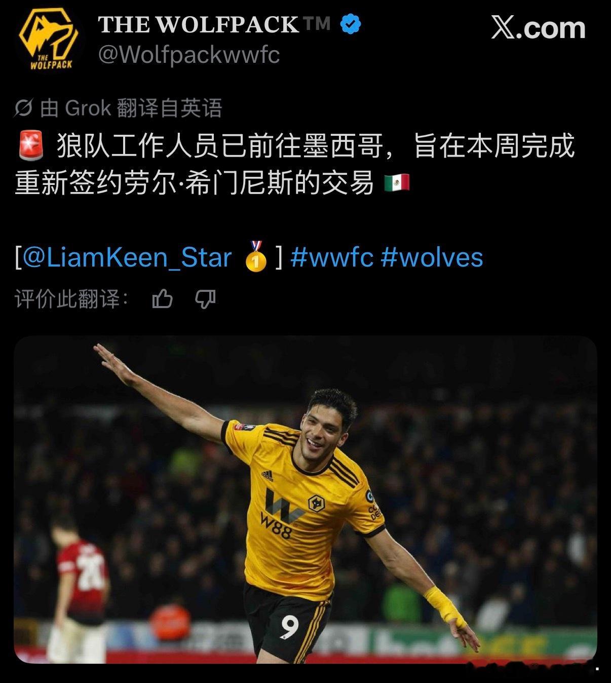牢狼这个转会窗太美好了吧… 