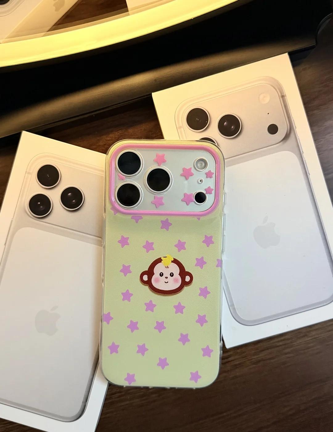 17pm换壳记之粉色星星猴子💫🐒🩷
iPhone17promax 粉色手机