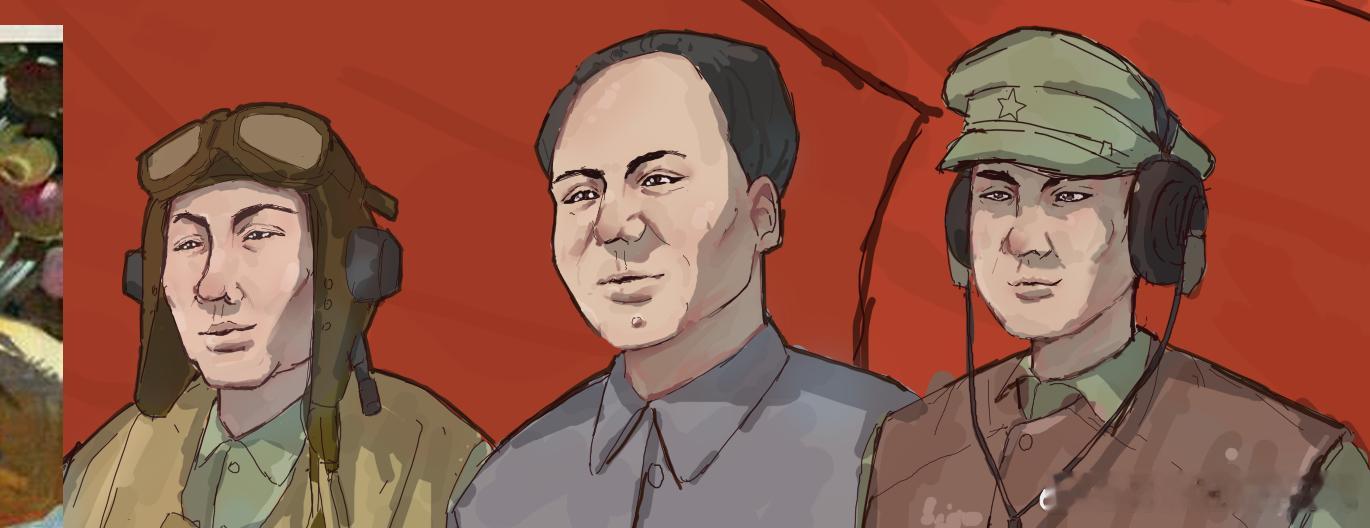 [架空-兰芳世界线]预告兰芳线1950年10月1日阅兵后，教员父子三人在南苑阅兵