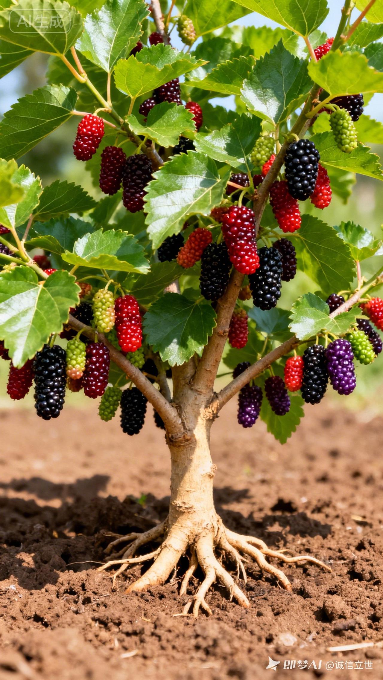 丰收季节，黑莓红艳艳，采摘正当时！🍓🍓🍓