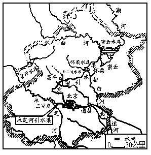 北京有两大主要天然河流：永定河与潮白河。永定河上有官厅水库，潮白河有密云水库。此