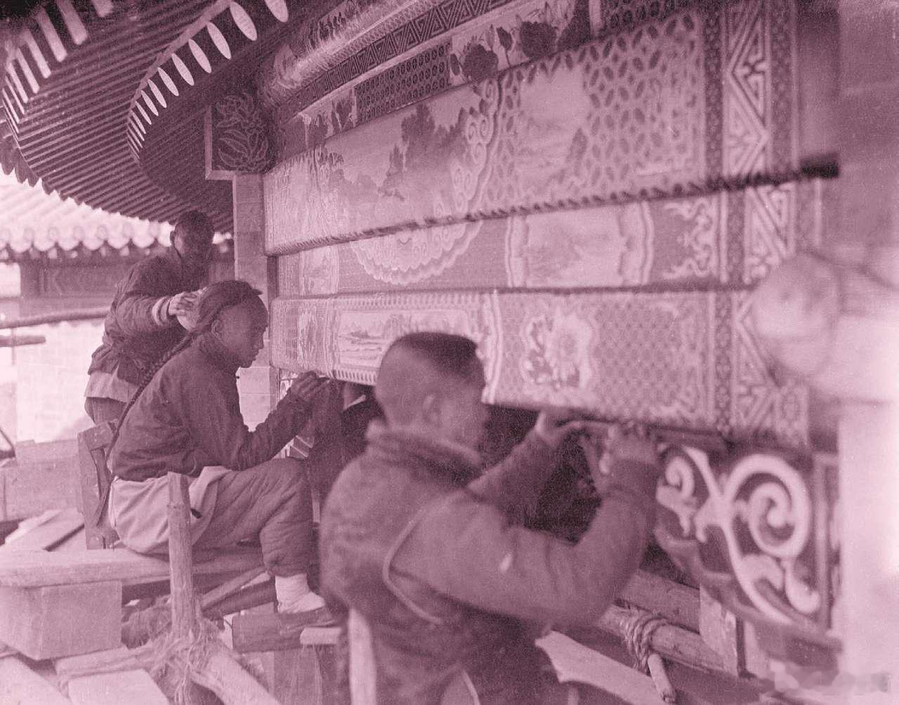 房梁绘画，1917年 ​​​