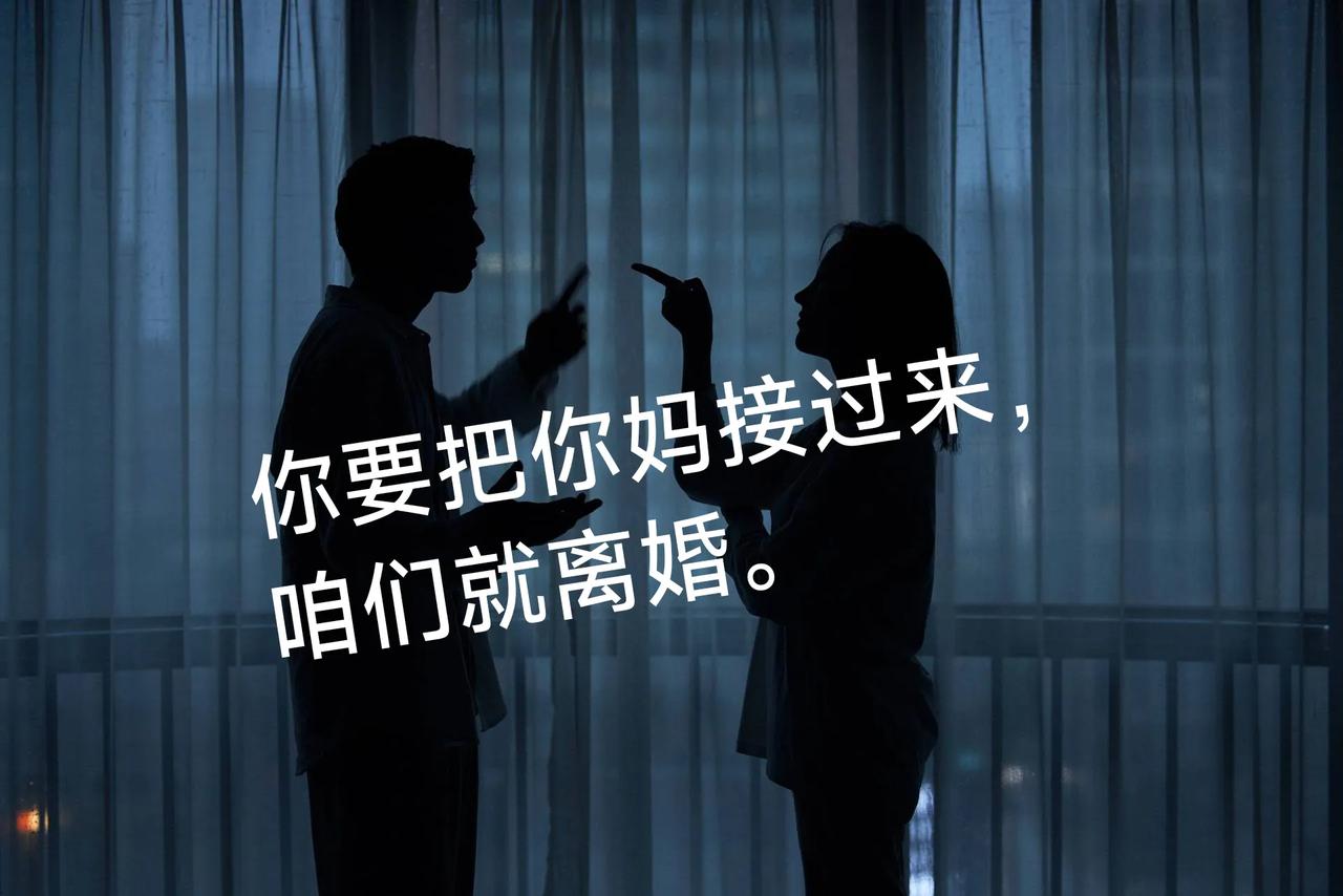 一女子和丈夫本来感情还不错，只因婆婆要来养老，二人闹起了离婚。

不是这个媳妇不