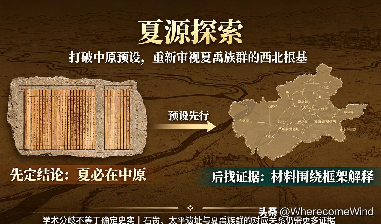夏源探索：打破中原预设，重新审视夏禹族群的西北根基
 
华夏上古史研究多年以来，