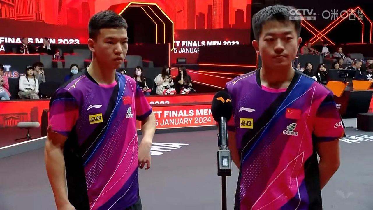 2023多哈男子总决赛
男双决赛战果
袁励岑/向鹏𝟯-𝟬林高远/林诗栋
【1