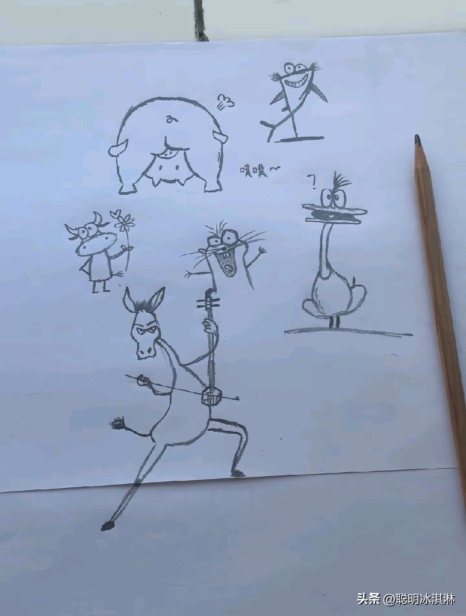 侄女周末画的一幅画
她说想考美术学院
就这水平，大家看看有希望吗？