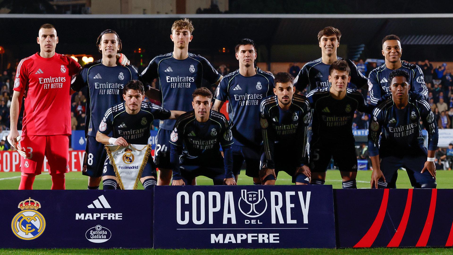 全场比赛结束，皇马客场3-2塔拉韦拉，晋级国王杯16强！！姆巴佩梅开二度+造乌龙