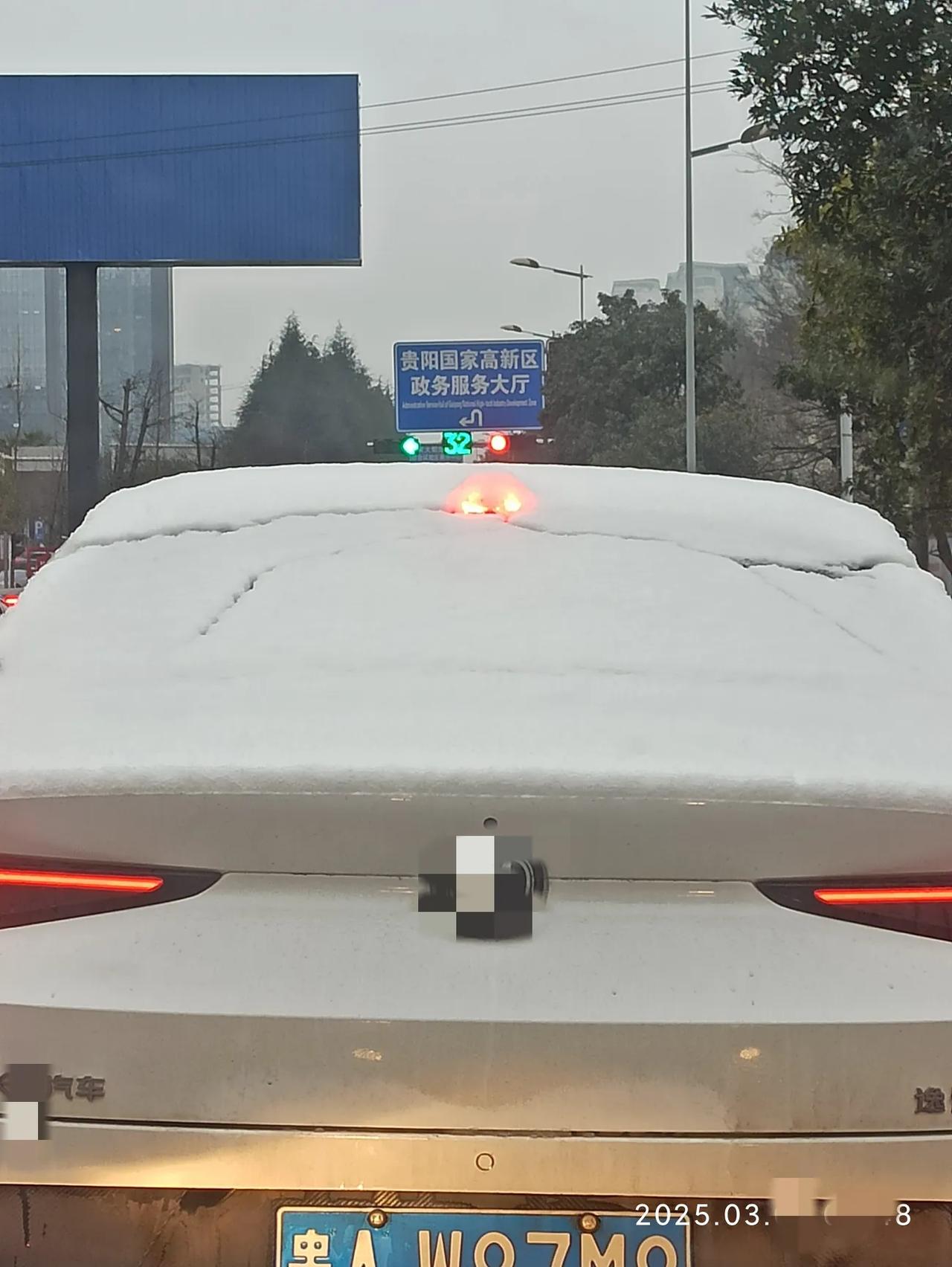 记贵州三月桃花上的雪花飘
南海三月芳菲尽，
夜郎桃花始盛开；
儿童怨叨冬无雪，
