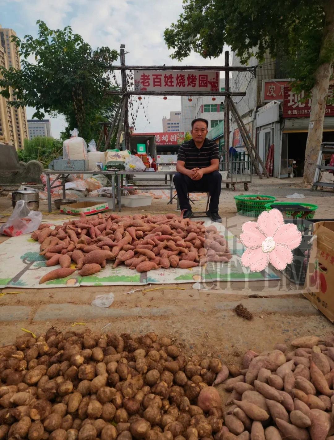 现在卖红薯没受到检查”，山东菏泽举报“元青花杯失踪”烧烤店主改卖红薯，称将持续关