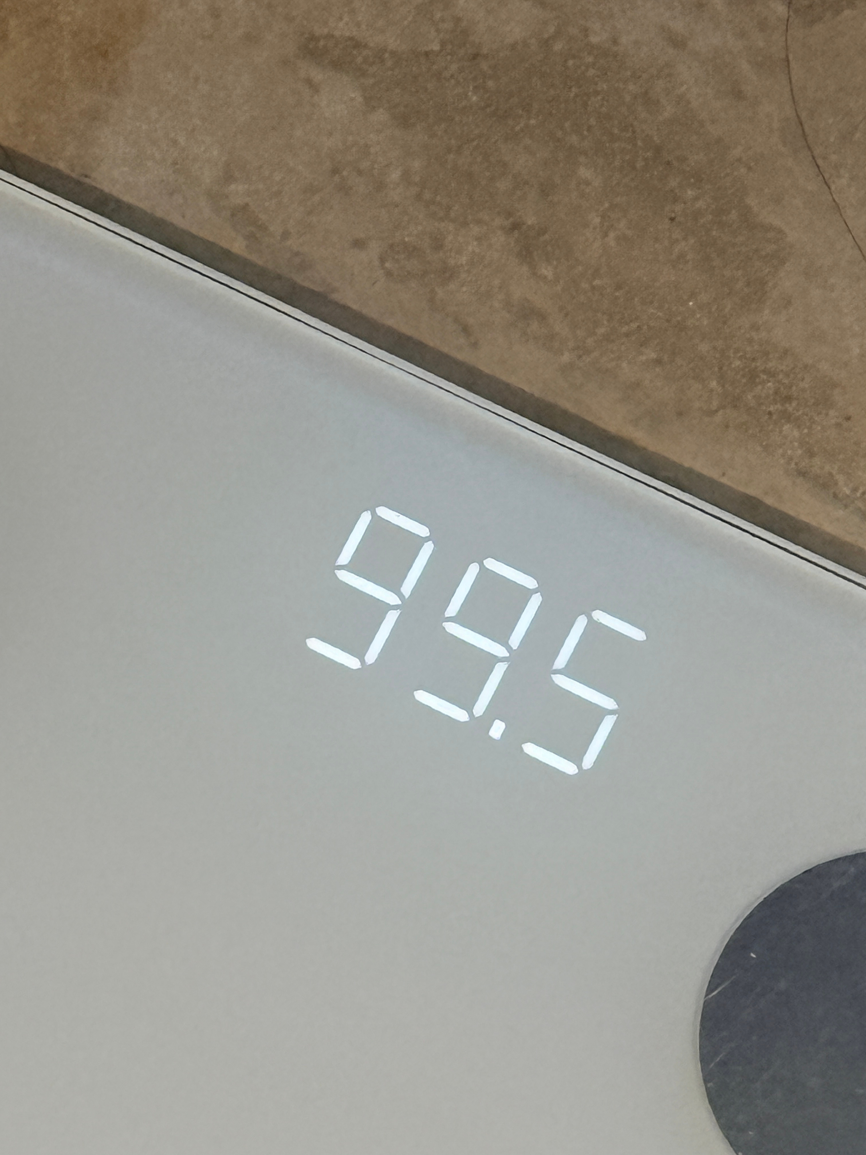 两年了，体重第一次下100