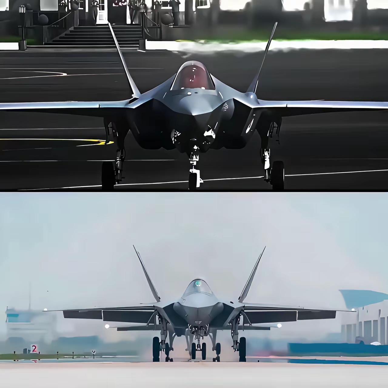 F-35“肥电”梦中的自己。F-35和歼35，全球仅有的两款隐身舰载机，谁强谁弱