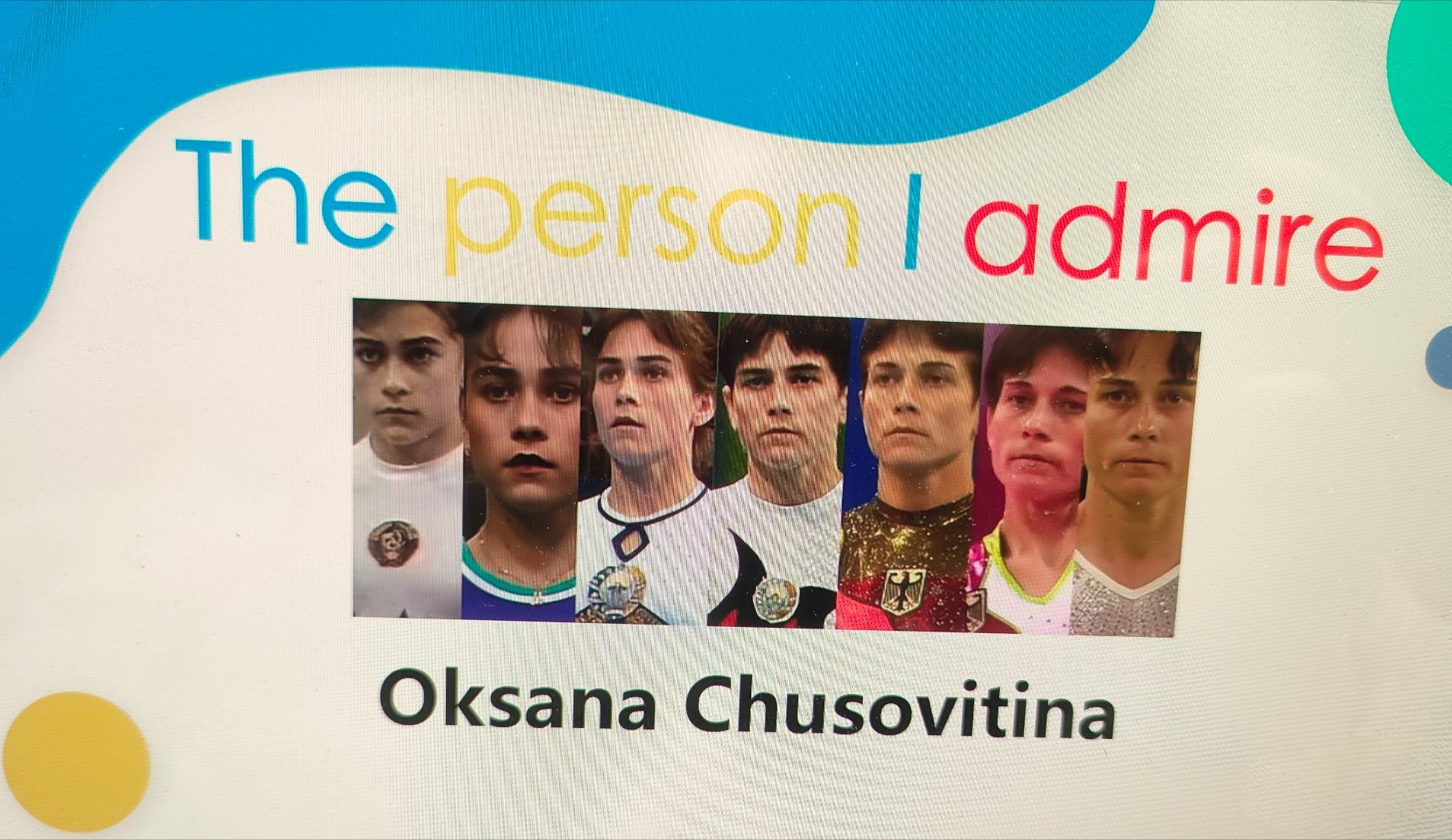 姐姐的任务：Tell and show——The person I admire