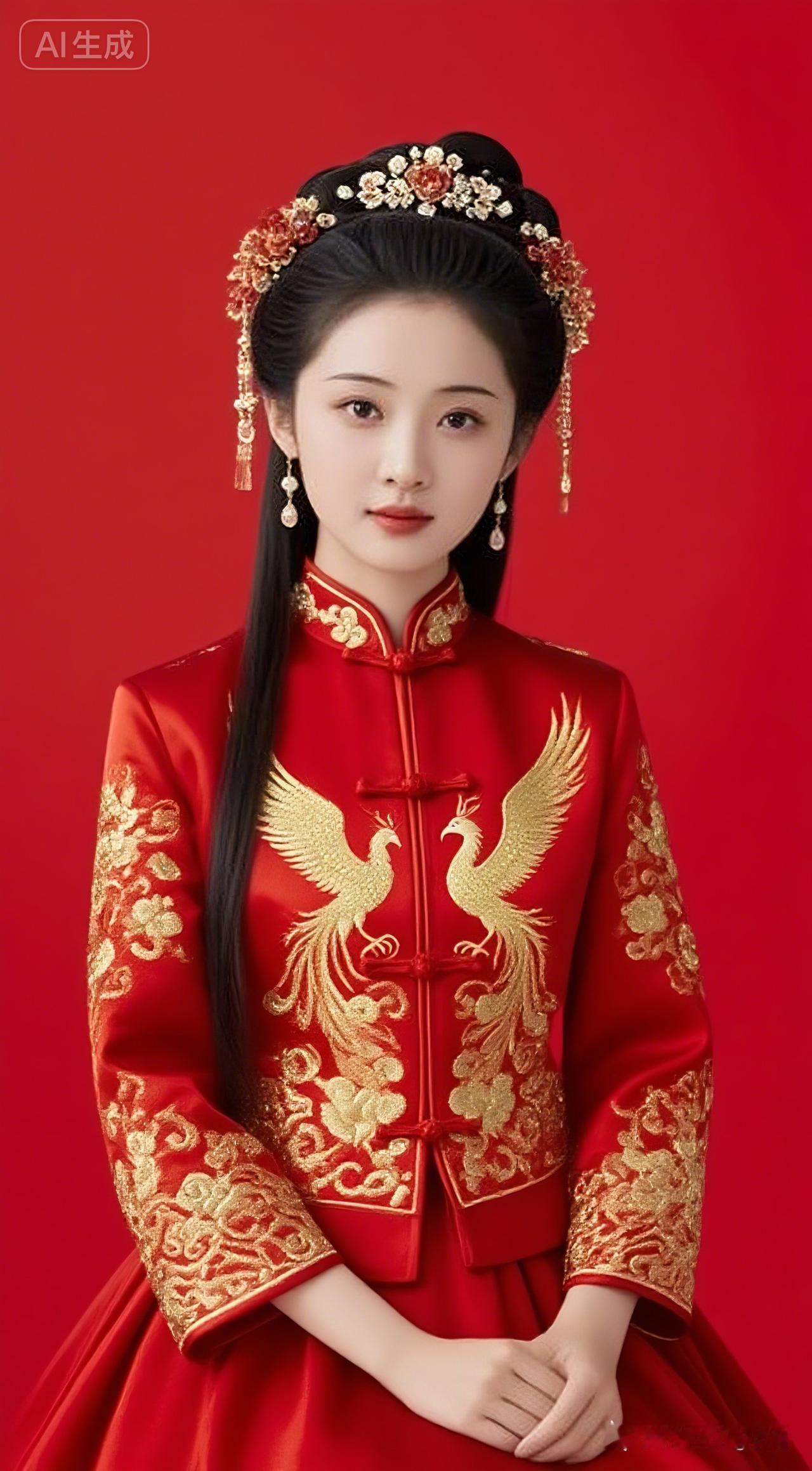 惊艳的汉服婚纱照，古典美与现代AI的完美结合！