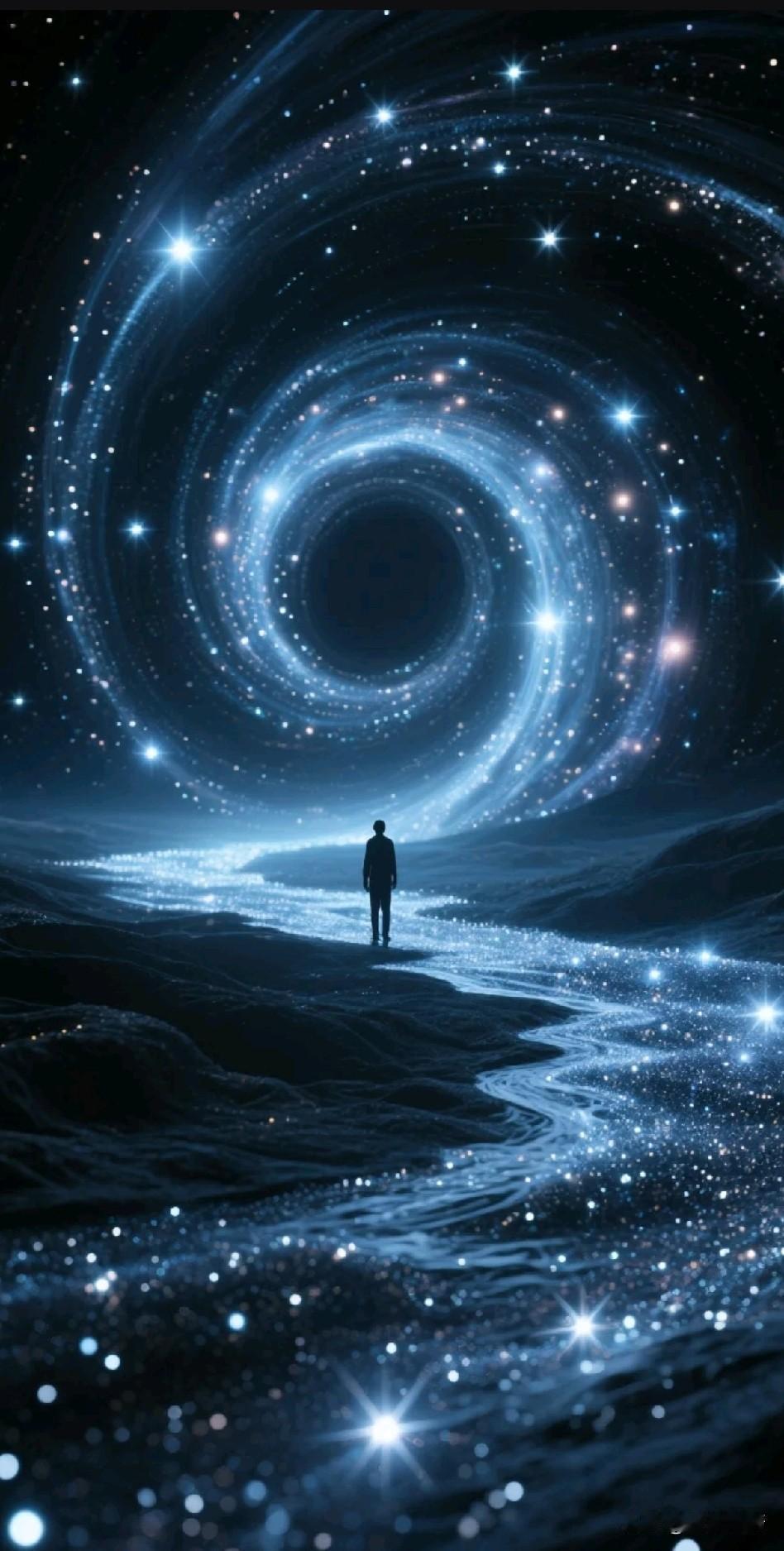 《得失之间，向好而行》

天地不自盈，流水不争先。
握拳空手去，撒手两无牵。
种